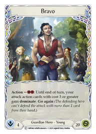 Flesh and Blood History Pack 1 Blitz Deck Bravo - de heldenkaart Bravo (young hero, Guardian) uit het deck