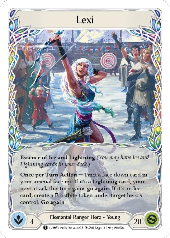 Flesh and Blood Tales of Aria Blitz Deck Lexi - de heldenkaart Lexi (young hero, Elemental Ranger) uit het deck