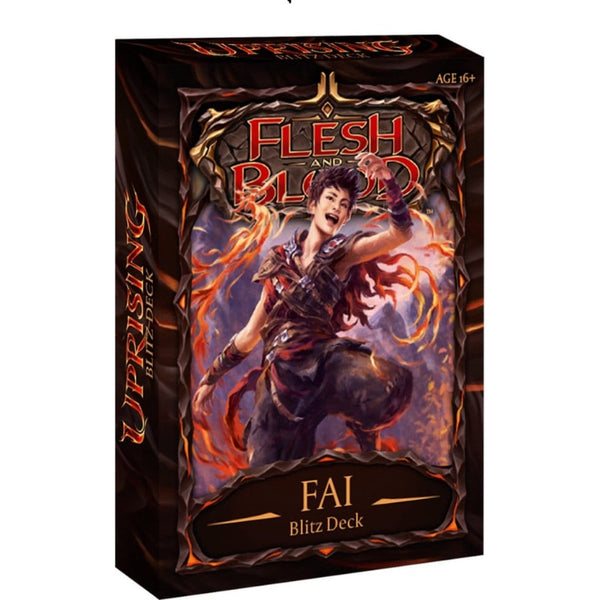 Flesh and Blood Uprising Blitz Deck met Fai, Rising Rebellion - 9421905459907 | Lichcards