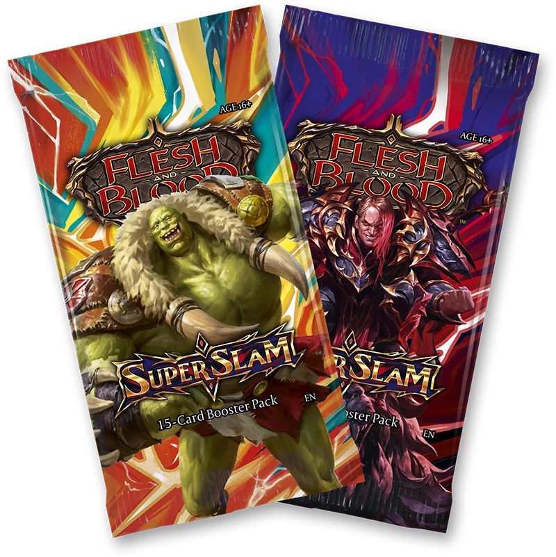 Flesh and Blood Super Slam Pre-Release Kit - twee Super Slam boosterpakjes zoals ze in de kit zitten