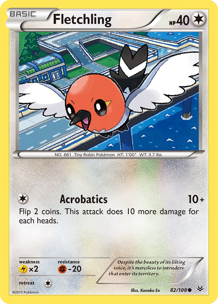 Fletchling – Roaring Skies 82 – Pokémon TCG single card | Lichcards Hauptbild