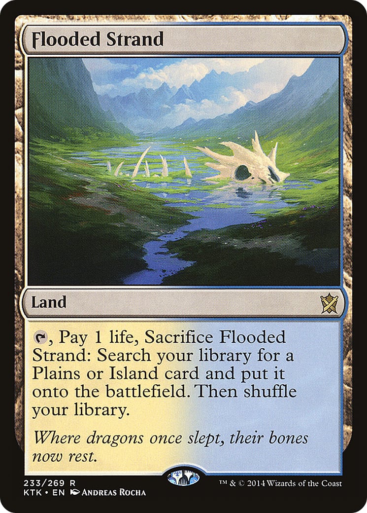 Flooded Strand – Khans of Tarkir 233 – Magic: The Gathering single card | Lichcards Main image