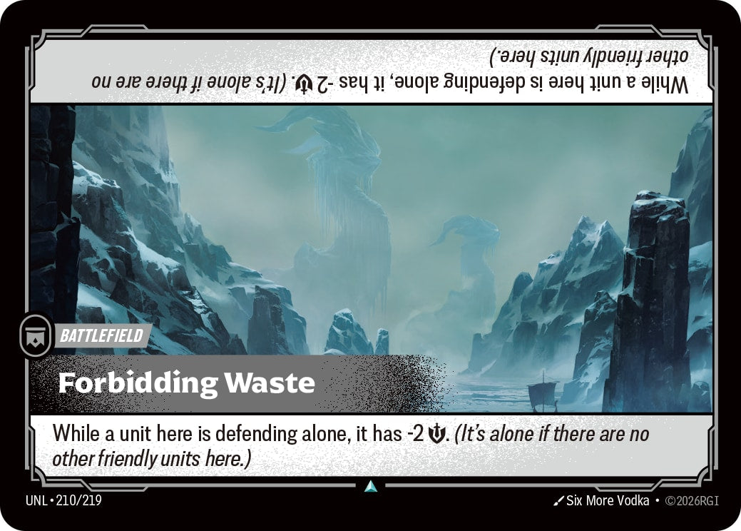 Forbidding Waste - Unleashed (Uncommon) [UNL-210] | Lichcards Immagine principale del prodotto