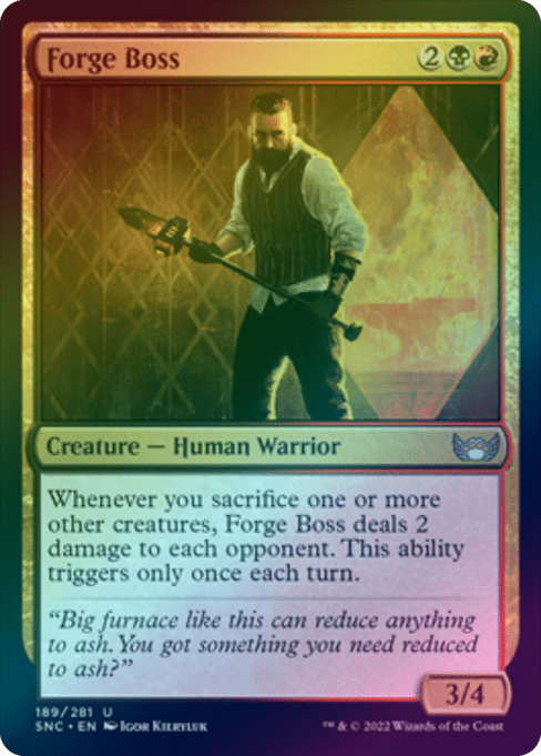 Forge Boss (Foil) (SNC)