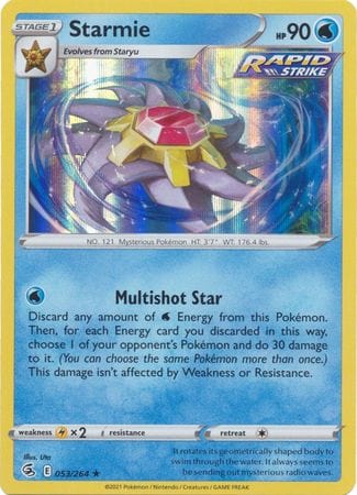 Fusion Strike - 053/264 - Starmie - Holo