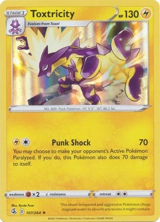 Fusion Strike - 107/264 - Toxtricity - Holo