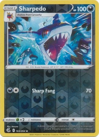 Fusion Strike - 163/264 - Sharpedo - Reverse Holo