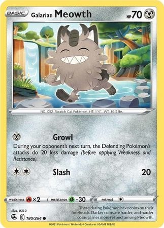 Fusion Strike - 180/264 - Galarian Meowth