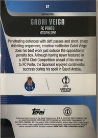 Gabri Veiga - 2025-26 Topps Chrome UEFA Club Competitions (Refractor) [87] - achterkant | Lichcards