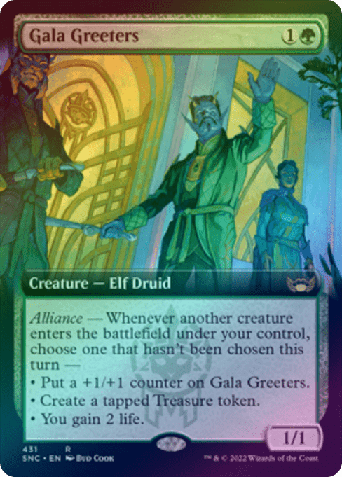 Gala Greeters - Extended Art (Foil) (SNC)