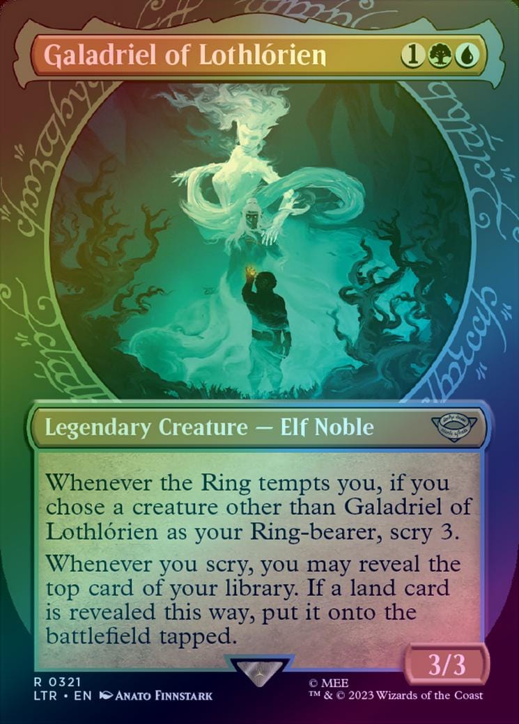 Galadriel of Lothlorien - Ring Showcase (Foil) (LTR)