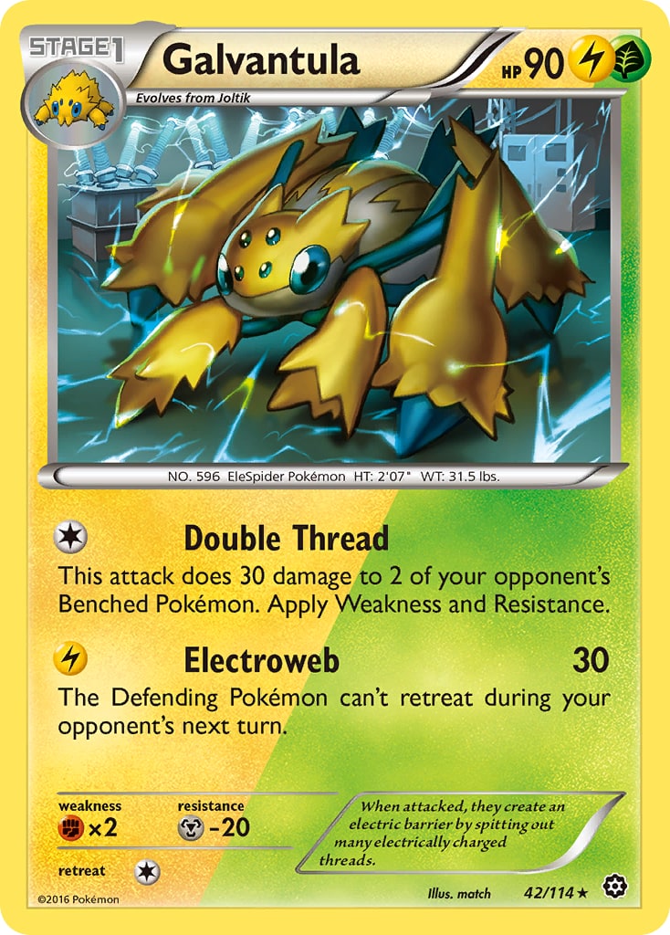 Galvantula – Steam Siege 42 – Pokémon TCG single card | Lichcards Image principale du produit