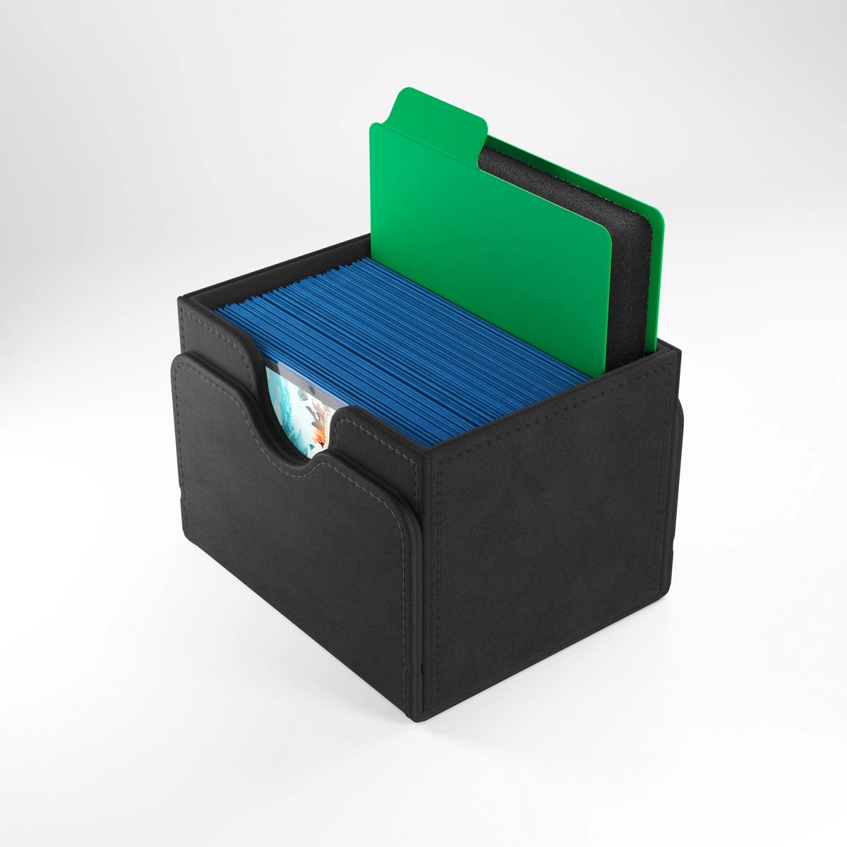 Gamegenic Sideloading Sizemorph Divider grün – Kartentrenner in einer Deckbox mit Karten; Box und Karten nicht enthalten