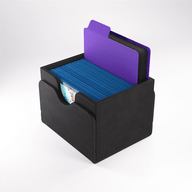 Paarse Sizemorph divider in een sideloading deckbox