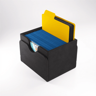 Gele Sizemorph divider in een sideloading deckbox