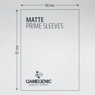 Gamegenic Matte Prime bleu – dimensions d’une pochette : 66 × 91 mm