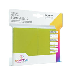 GameGenic Standard Prime Sleeves Lime (100 Sleeves) 4251715402276