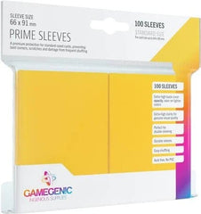 GameGenic Standard Prime Sleeves Yellow (100 Sleeves) 4251715402238