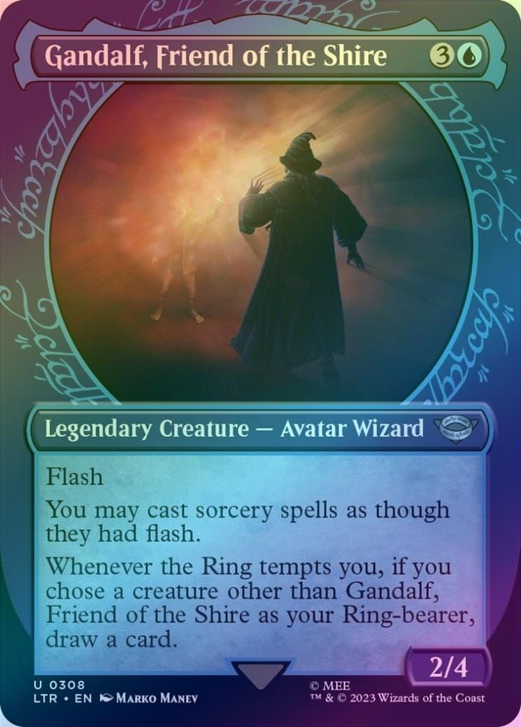 Gandalf, Friend of the Shire - Ring Showcase (Foil) (LTR)