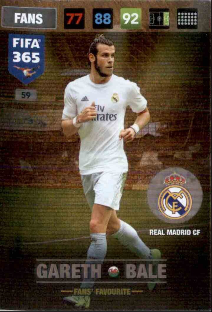 Gareth Bale - FIFA 365: 2017 Adrenalyn XL Fans' Favourite #59 - Near Mint