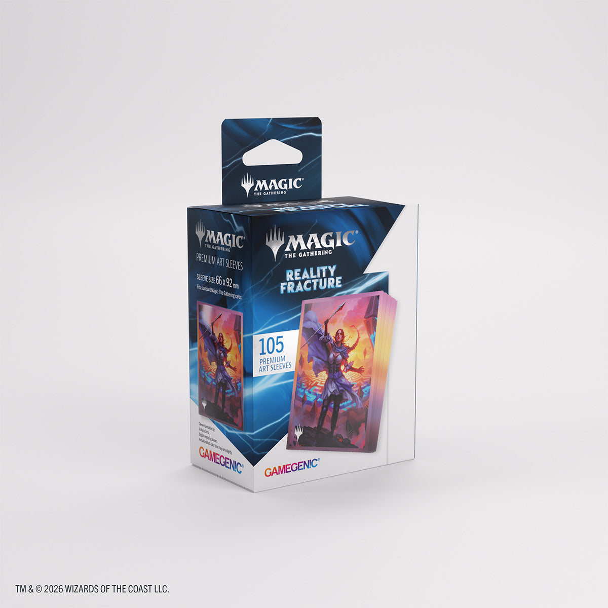 Gamegenic Reality Fracture sleeves Nissa, Leyline Tamer – verpakking vanuit een andere hoek