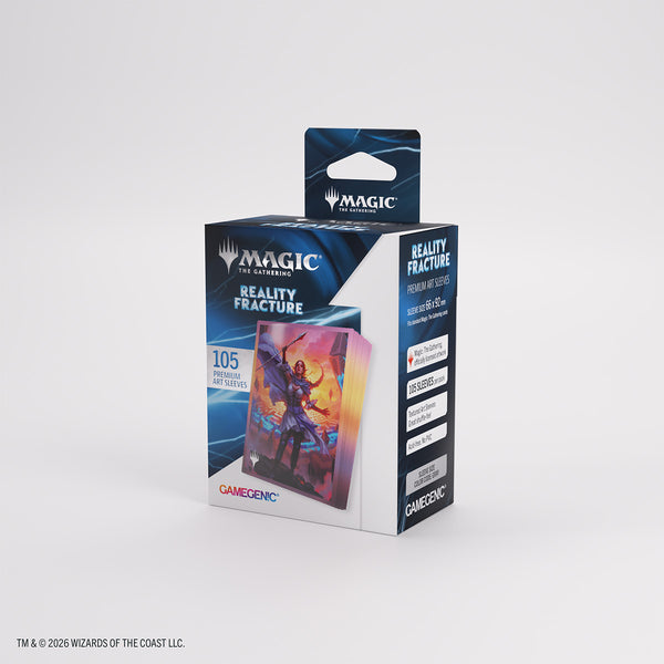 Gamegenic Reality Fracture sleeves Nissa, Leyline Tamer – verpakking met productinformatie