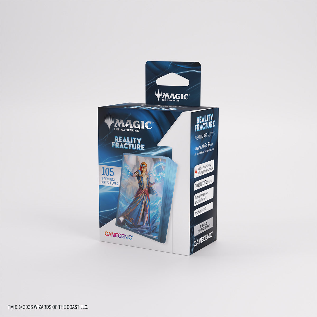 Gamegenic Reality Fracture sleeves Chandra, Chill of Compliance – verpakking met productinformatie