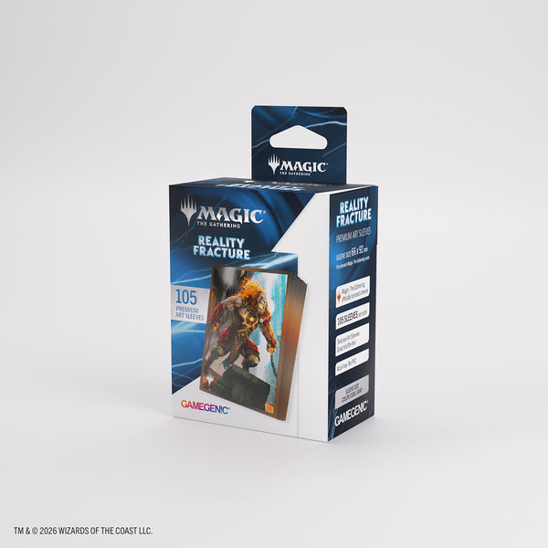 Gamegenic Reality Fracture sleeves Ajani, Path of Vengeance – verpakking met productinformatie