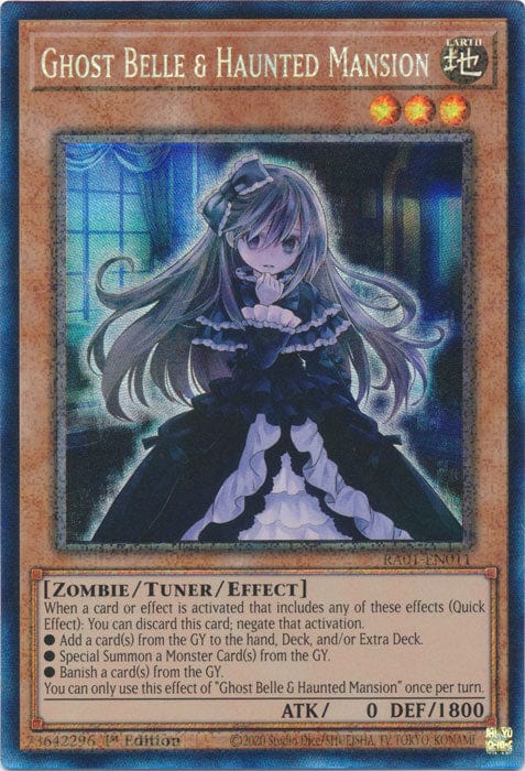 Ghost Belle & Haunted Mansion (PCR) - RA01-EN011 - Prismatic Collector's Rare - 1st Edition