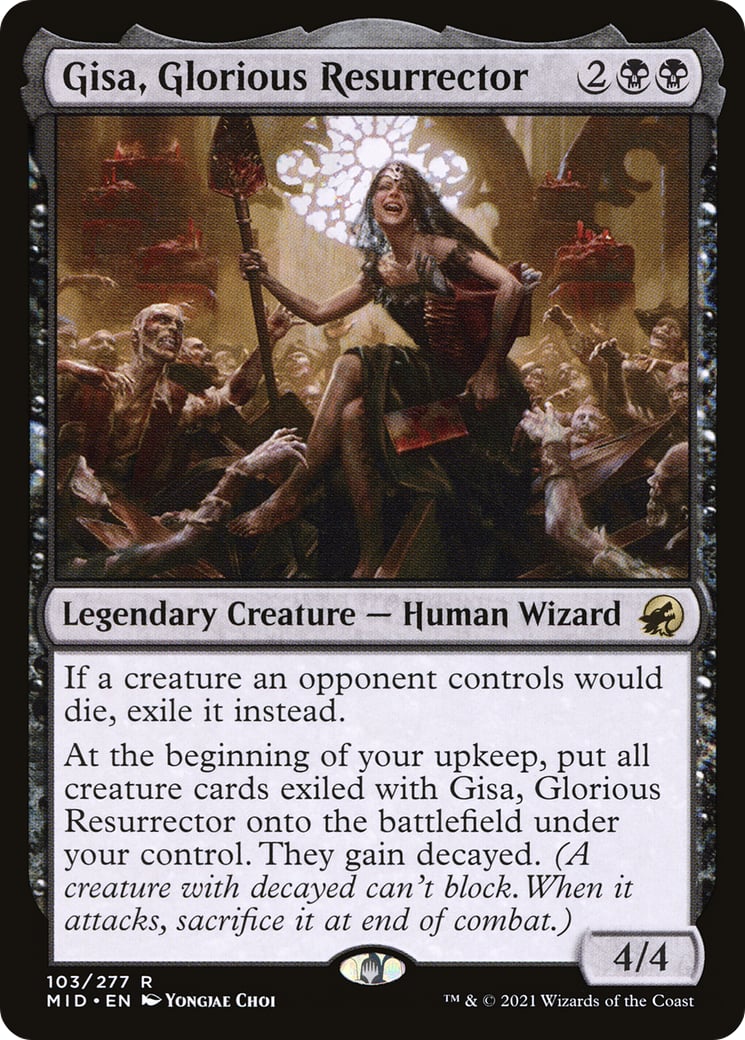 Gisa, Glorious Resurrector – Innistrad: Midnight Hunt 103 – Magic: The Gathering single card | Lichcards Hauptbild