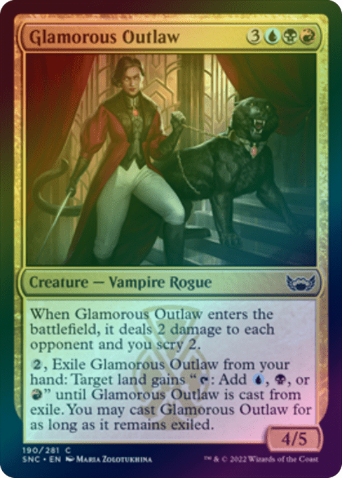 Glamorous Outlaw (Foil) (SNC)