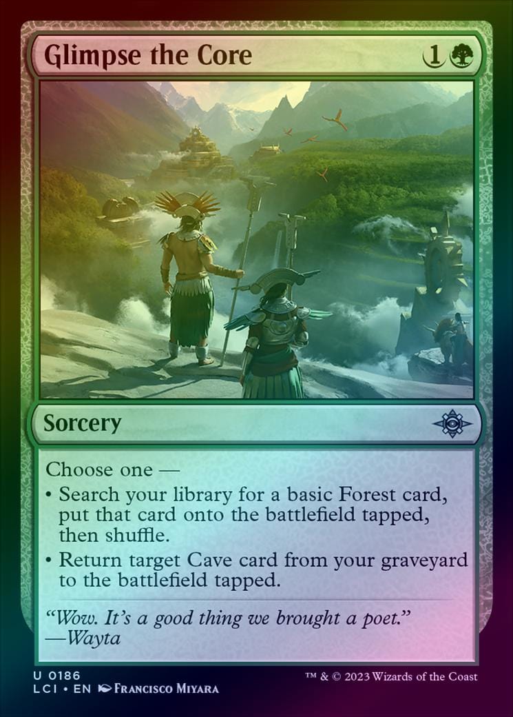 Glimpse the Core (Foil) (LCI)