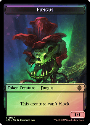 Gnome // Fungus - Extended Art (Foil) (LCI)