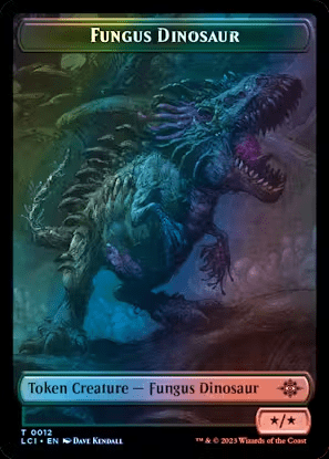 Gnome Soldier // Fungus Dinosaur - Extended Art (Foil) (LCI)