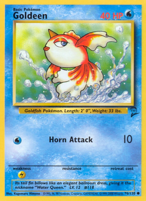 Goldeen – Base Set 2 76 – Pokémon TCG single card | Lichcards Hoofdafbeelding