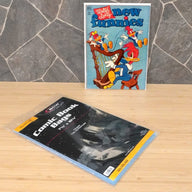 BCW Golden comic book bags met een Golden Age comic in de hoes