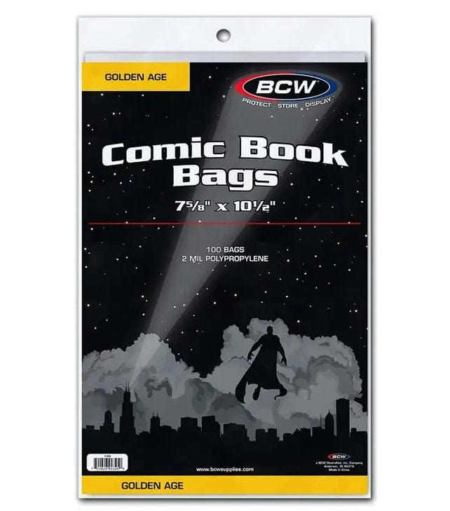 Golden Comic Book Bags 100 stuks 722626903250 Hover Image