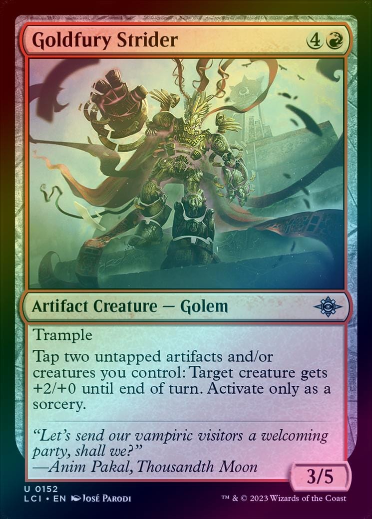 Goldfury Strider (Foil) (LCI)