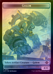 Golem // Gnome - Extended Art (Foil) (LCI)