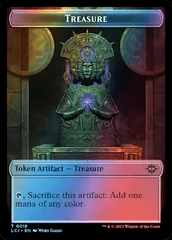 Golem // Treasure - Extended Art (Foil) (LCI)