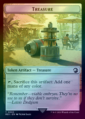 Golem // Treasure - Extended Art (Foil) (LCI)