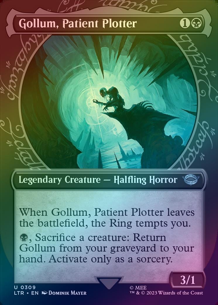 Gollum, Patient Plotter - Ring Showcase (Foil) (LTR)