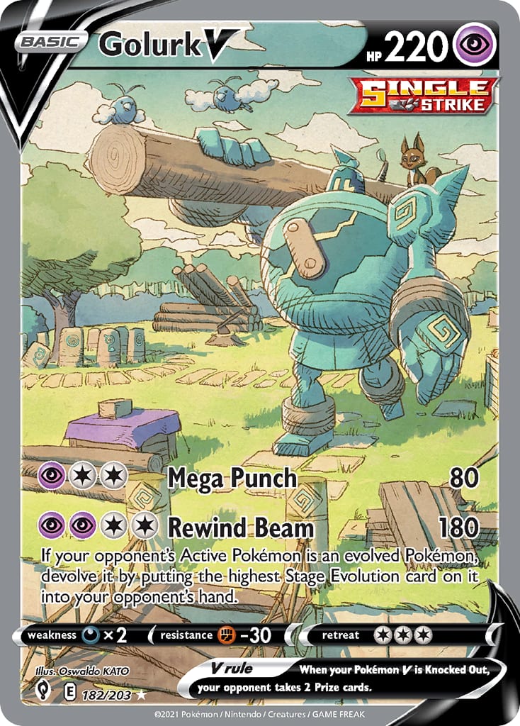 Golurk V – Evolving Skies 182 – Pokémon TCG single card | Lichcards Imagen principal del producto
