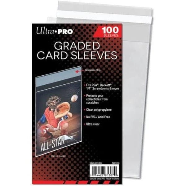 Graded Card Sleeves Resealable Ultra Pro 100 stuks 074427813079