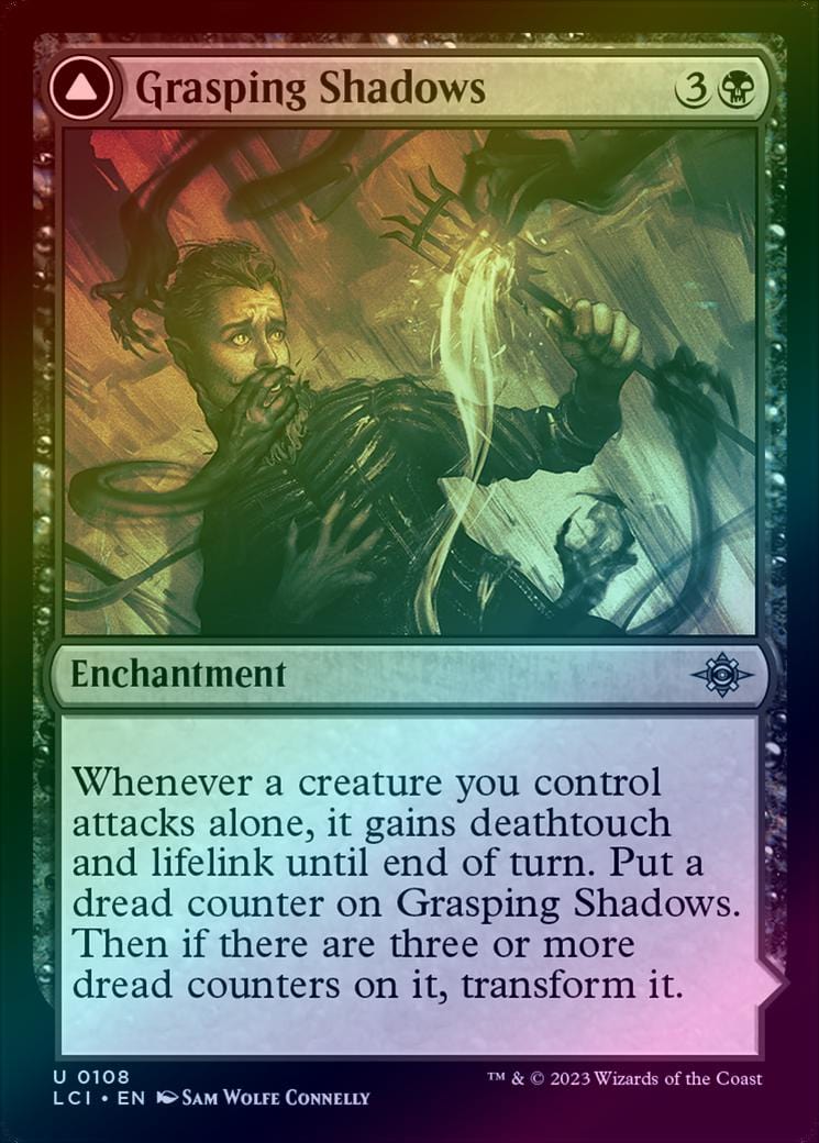 Grasping Shadows // Shadows' Lair (Foil) (LCI)