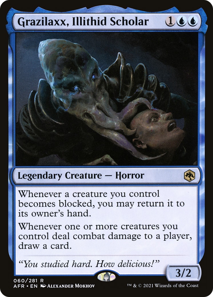 Grazilaxx, Illithid Scholar – Adventures in the Forgotten Realms 60 – Magic: The Gathering single card | Lichcards Hauptbild