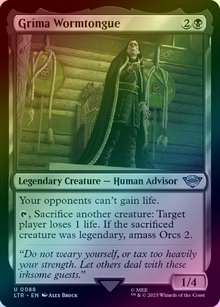 Grima Wormtongue (Foil) (LTR)