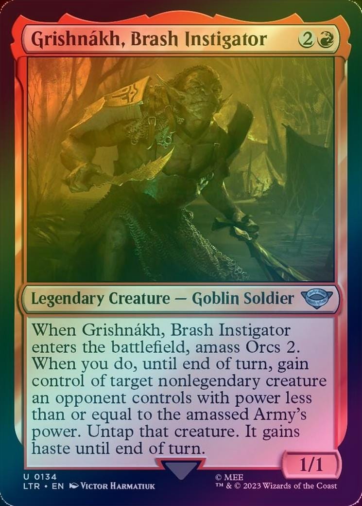 Grishnakh, Brash Instigator (Foil) (LTR)