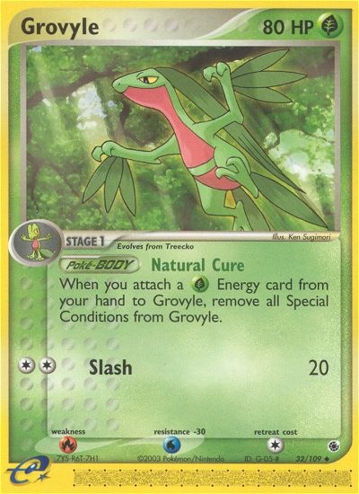 Grovyle (Natural Cure) – EX Ruby & Sapphire 32 – Pokémon TCG single card | Lichcards