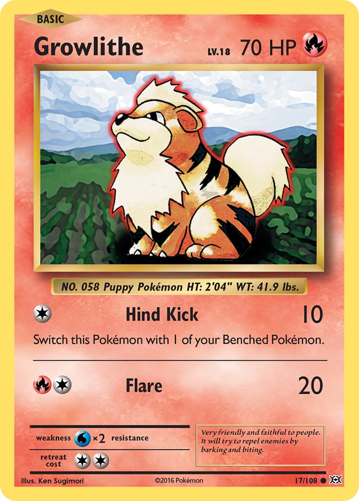 Growlithe – Evolutions 17 – Pokémon TCG single card | Lichcards Image principale du produit